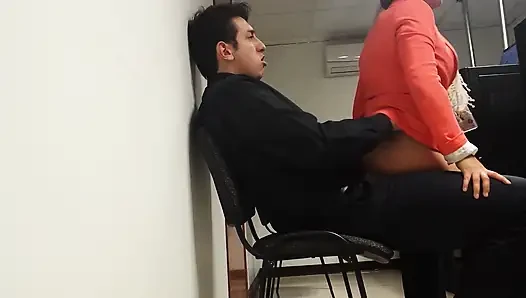 I can't wait any longer and we're having sex in the office!