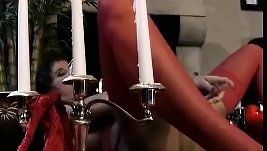 Depilacija s njemačkom damom koja se samozadovoljava