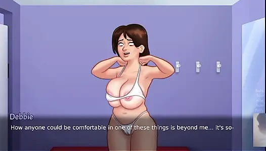 MILF STEP-MOM WAS SURPRISED! I FUCK HER IN SWIMSUIT! SUMMER TIME SAGA