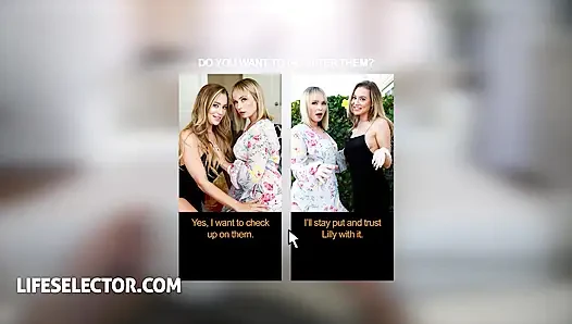 Poppy Pleasure, Blu Chanelle ve Tahlia Lane'in dörtlü seksi