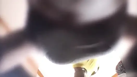 O kadar çok tükürükle yarak emiyor kamera lensini sıvazladı