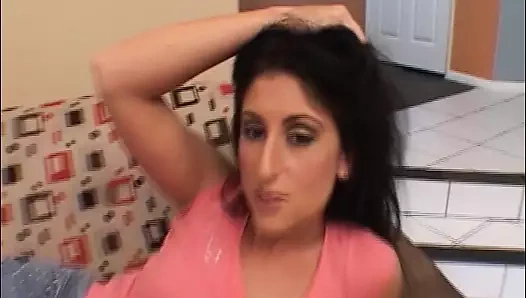 Hot German girl gets her asshole creampied after a deep threesome fuck