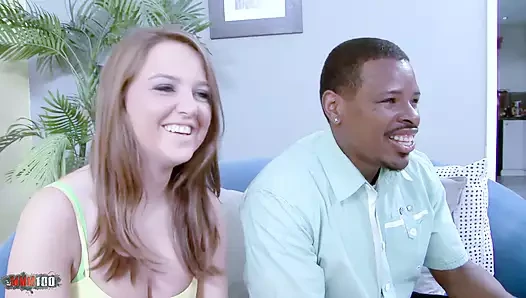 Pressley Carter: Jon Q's Big Black Cock Vs. Pressley Carter's Sweet Tongue - Interracial Gaming Bet Turns Explicit