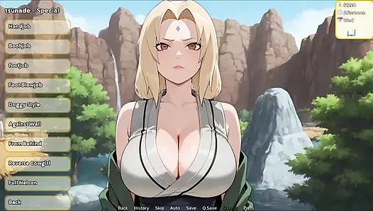 Hentai hustle - naruto'nun tsunade'in sıkı götünü sikiyor