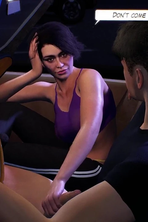 Orta yaşlı seksi kadın arabada yarak istiyor - bölüm 1