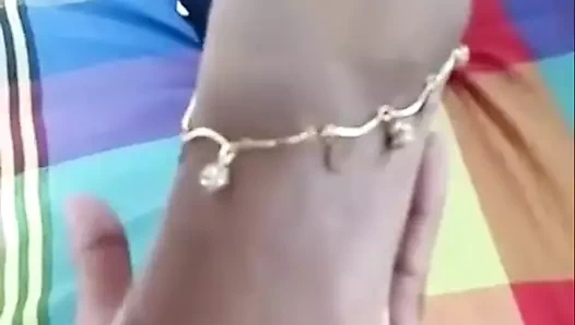 Sri Lankalı kızın ayakları