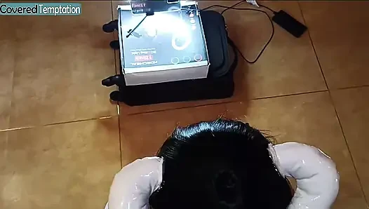 Gizemli veli succubus cosplay fantezi afet korumasını ve büyüleyici görsel varlığı harmanlıyor 1.