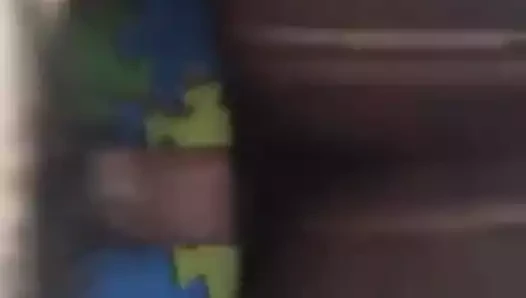 Siyah külotlu çorap ile köpek stili