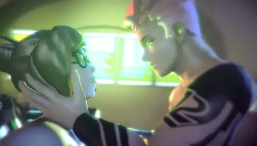 Futa zarya mei'yi yatağa sokuyor