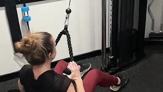 Quick Sneaky Gym Fuck! BBC Works Out Slutty MILF