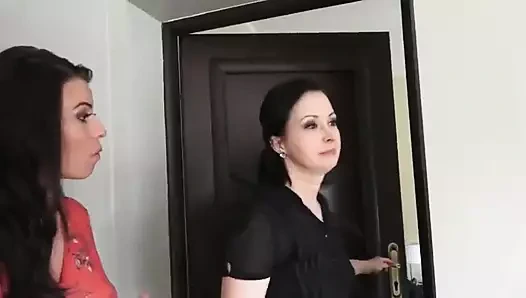 Çoraplı lezbiyen öğleden sonra