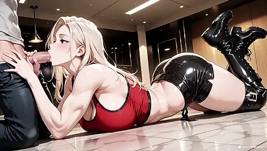 Büyük memeli sarışın planlı yürüyüş taşma haha ile sona erdi