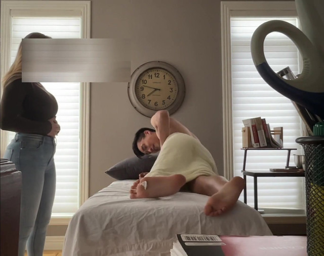 Legit FrenchxRussian Intern RMT Seduced By Monster Asian Cock 1st Appointment