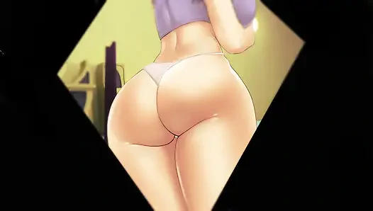 İlahi macera - Android 18'in şişman götünü değiştirirken takdir ediyor