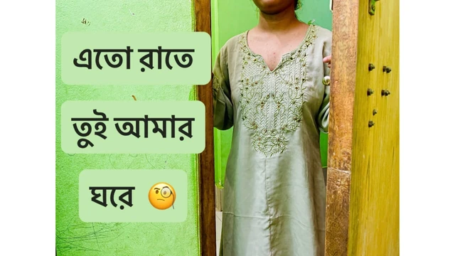 Herkes evde yokken gece geç saatlerde sert seks