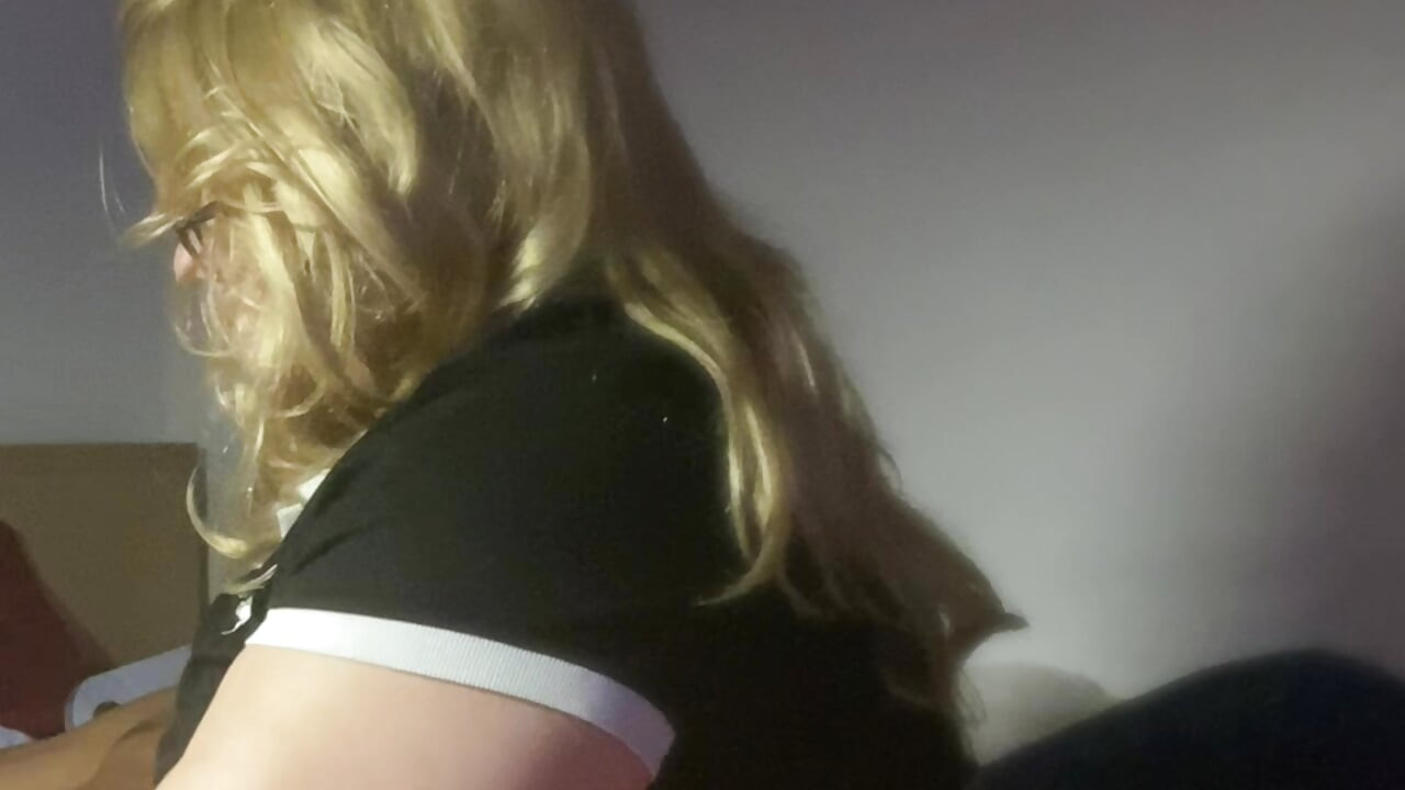 sensual blonde granny drains BBC balls for huge cum load when nobody is home