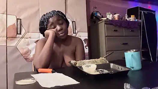 Eating Wingstop Mukbang