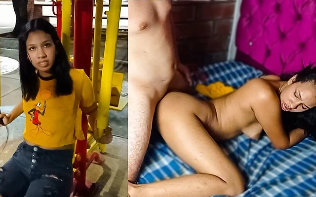 I Invite My Brunette Friend to Have Sex After Exercising