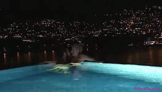 Çift geç sıska dip fondle için gidiyor