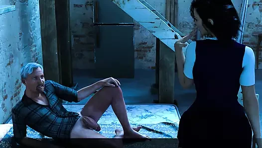 Anna sert muayene 4 - 7 foxie2k tarafından boğazının derinliklerine boşalıyor