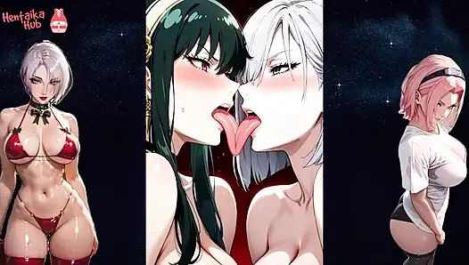 Edepsiz kaltak Yor Briar ile 2 boyutlu hentai derlemesi