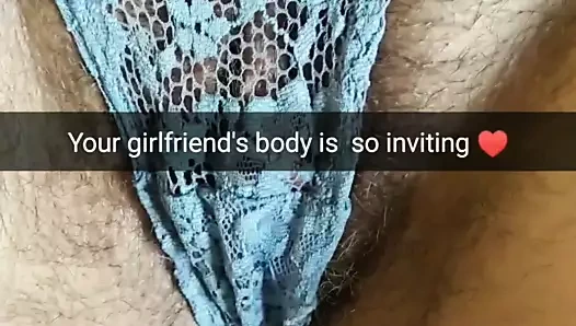 Sevgilinin vücuduna dokunuyorum ve sen bundan haberin bile yok