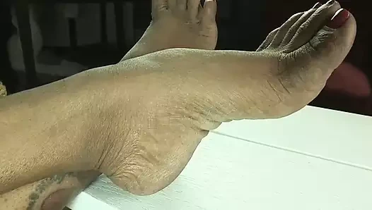 Büyük funky abanoz tabanlar