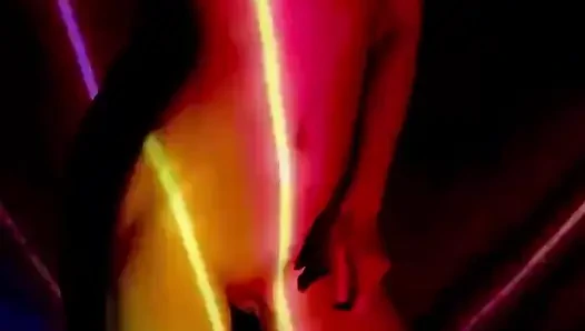 Naked disco girl
