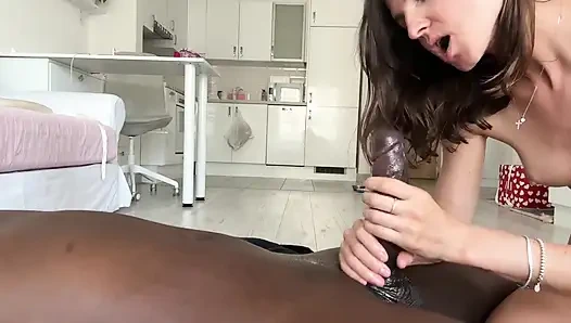 Terry Banks ile boşalma elle muamele ve cim