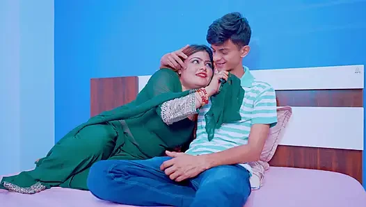 Big boobs hot newly married couple enjoyed their first suhagrat night