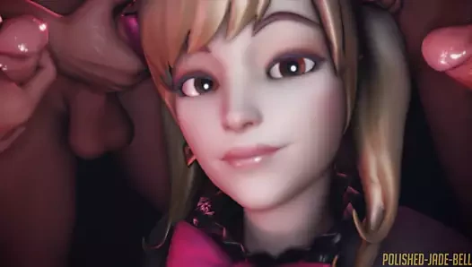 Hayranları için D.va bukkake