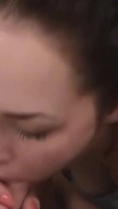 Must-see moment from "Shy teen give daddy a hot blowjob!"