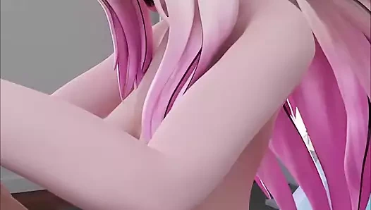 Kda ahri cowgirl poz kahrolası ile seksi muscle adam