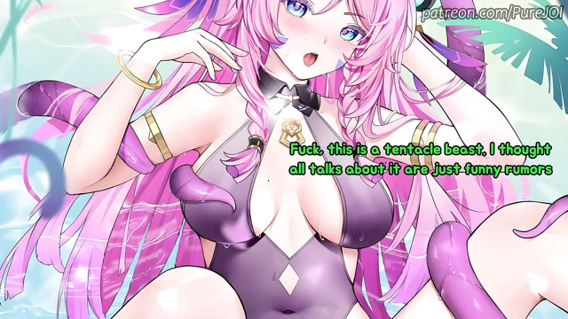 You and your girl are teased by a filler creature (Filler JOI)