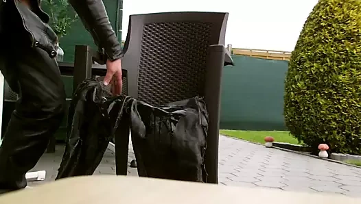 Nasse Lederhose vom Benuitzer