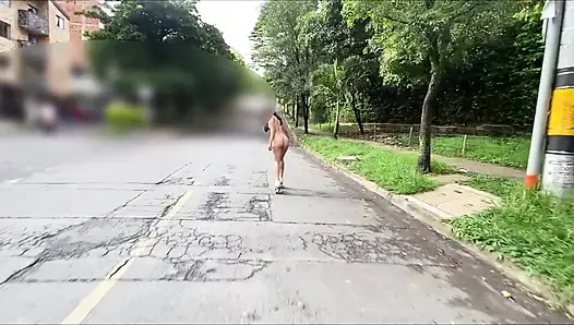 Sokakta roller çıplaklık
