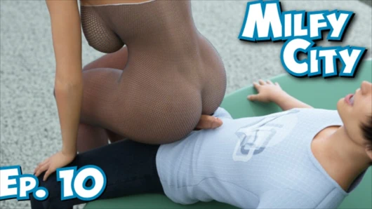 Orta yaşlı seksi kadın şehri # 9 üvey kız kardeş onu götüyle mastürbasyon yapmaya karar verdi