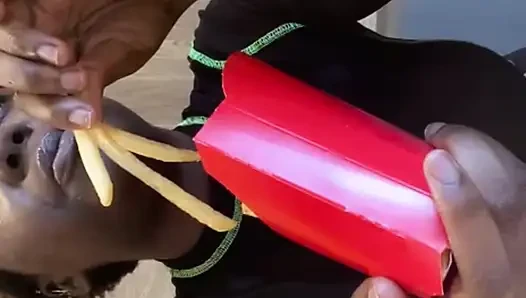 Public McDonald's Mukbang