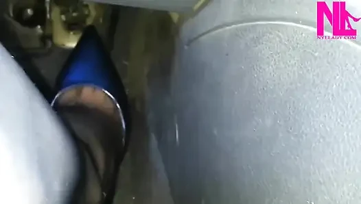 Pattent Blue Buffalo'da şehvetli sürüş süper seksi pompalar