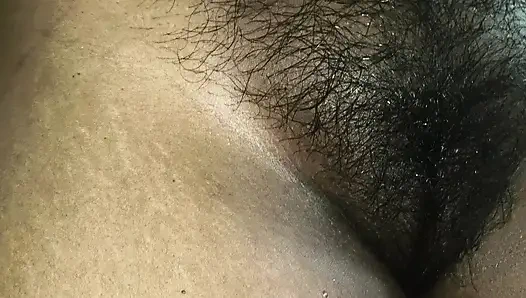 Blacky wife big boobs and pussy roughing
