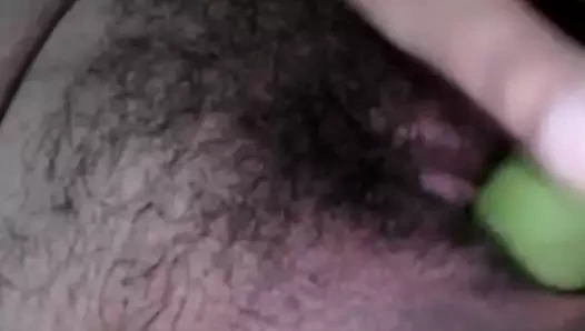Jilboobs colok masturbasi terong