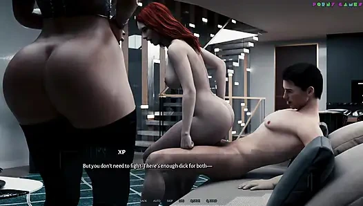 1thousand tarafından sibernetik baştan çıkarma - beklenmedik üçlü seks, anal ve arka arkaya sakso 34