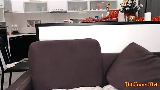 Genç kız odasında çıplak