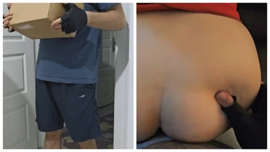 Kuryeci Genç Yalnız Dul Kadını Sikiyor