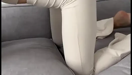 Yoga sıkı tayt evde