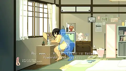 Hentai oyunu - büyük memeli kadının kırsalda vahşi yaz seksi