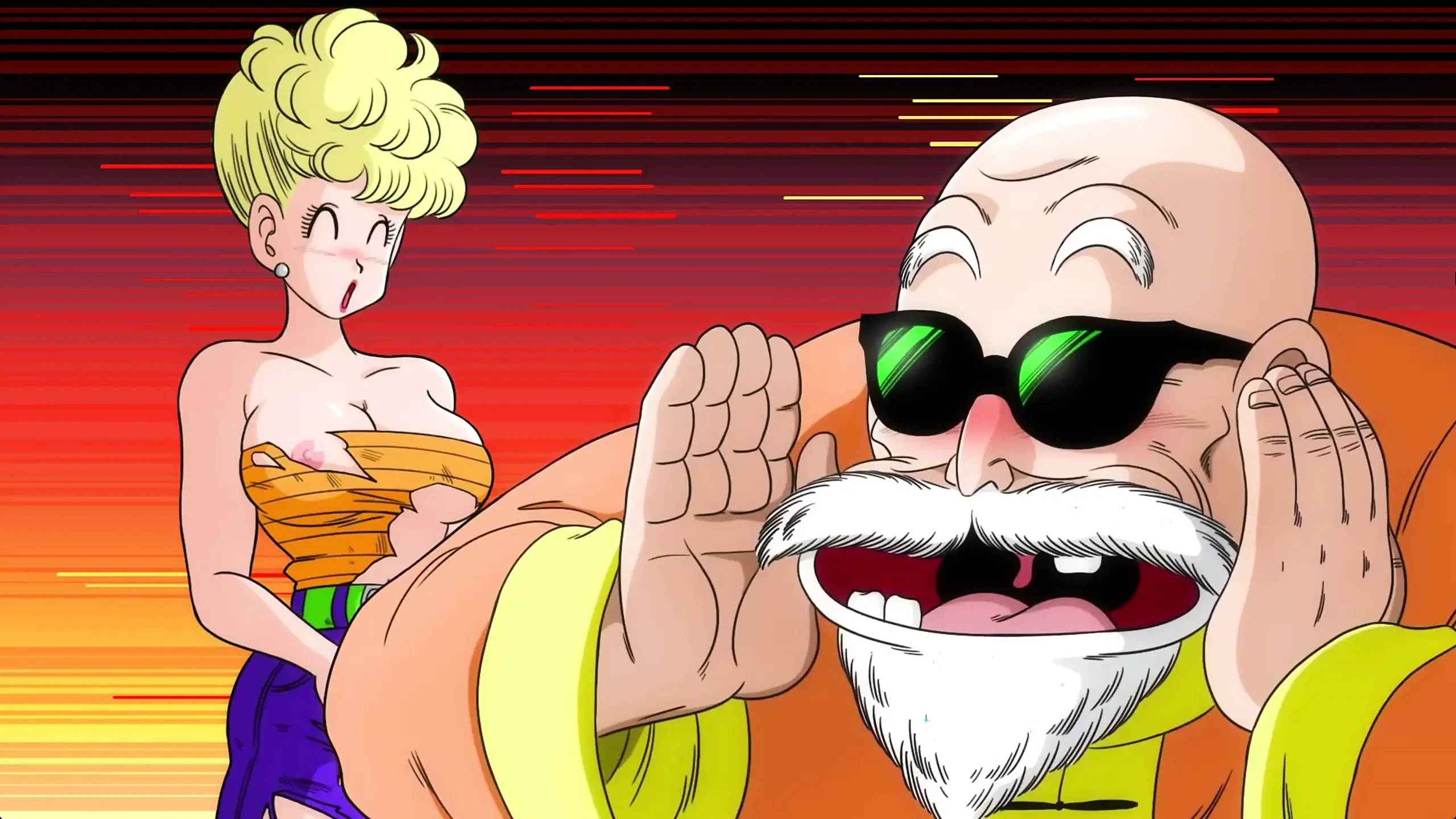 Kame Paradise – Roshi Fucking Panchy at Bulma’s House