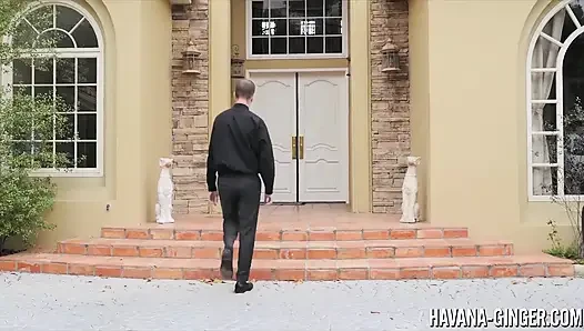 Pornstarplatinum Havana Ginger takma yarakla Chad Diamond'ı sikiyor