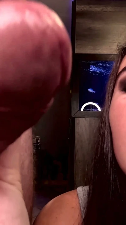 Cuckold slut humiliates her fag boy with the help of her new stud | Clip 1