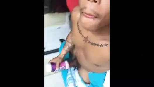 adam flört veya periskop ile mastürbasyon yapıyor